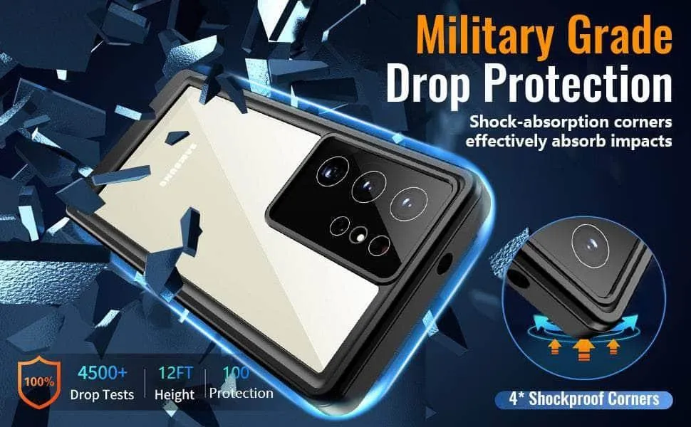 IP68 Waterproof Galaxy S23 Waterproof Swim Case