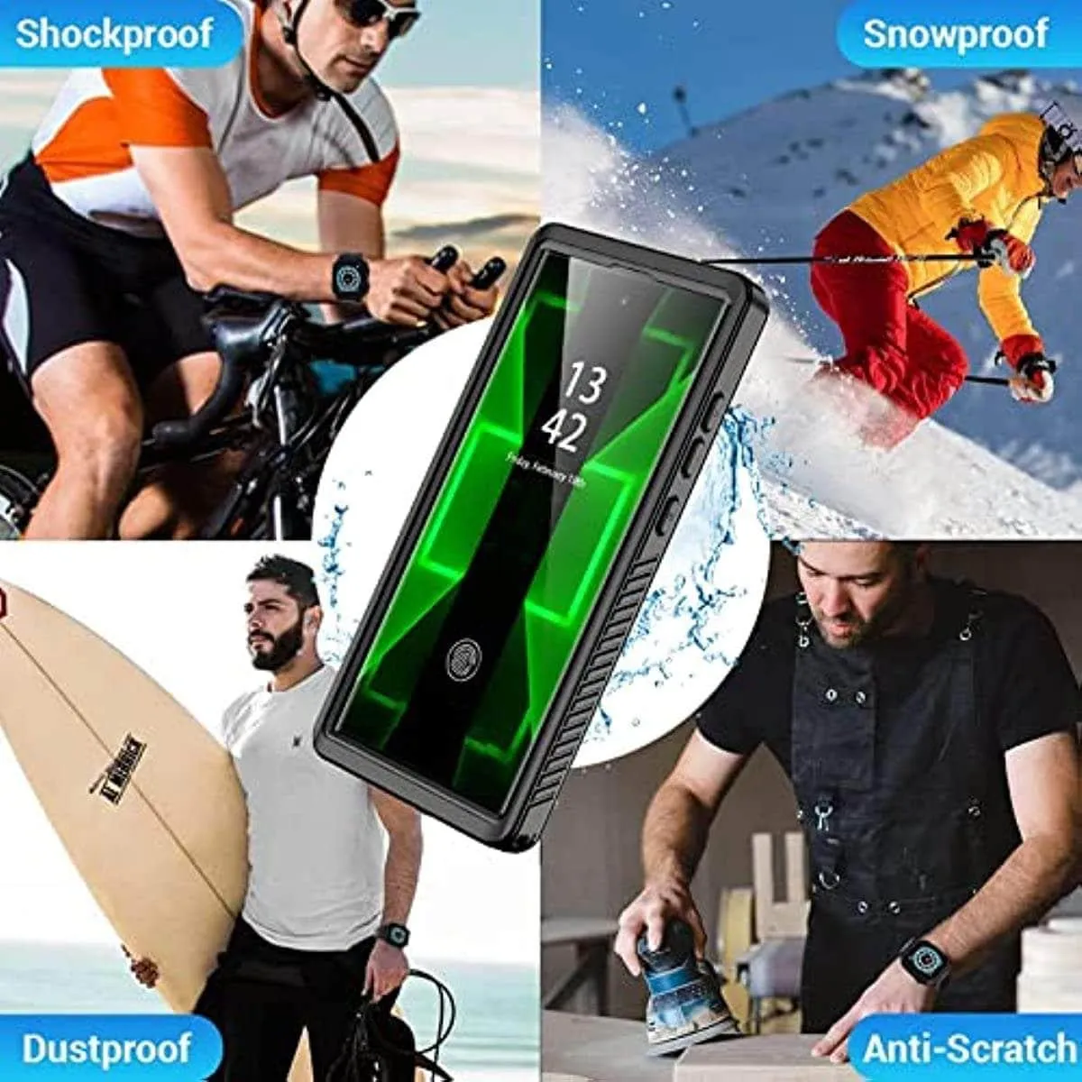 IP68 Waterproof Galaxy S23 Waterproof Swim Case