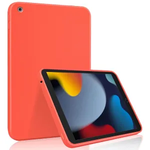 iPad 10.2 (2021) / (2020) / (2019) simple silicone cover - Red