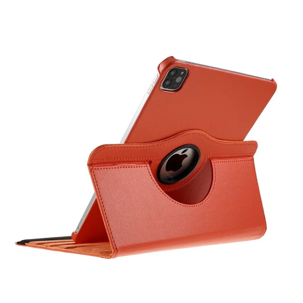 iPad Air (2020) 360 degree rotatable leather case - Orange