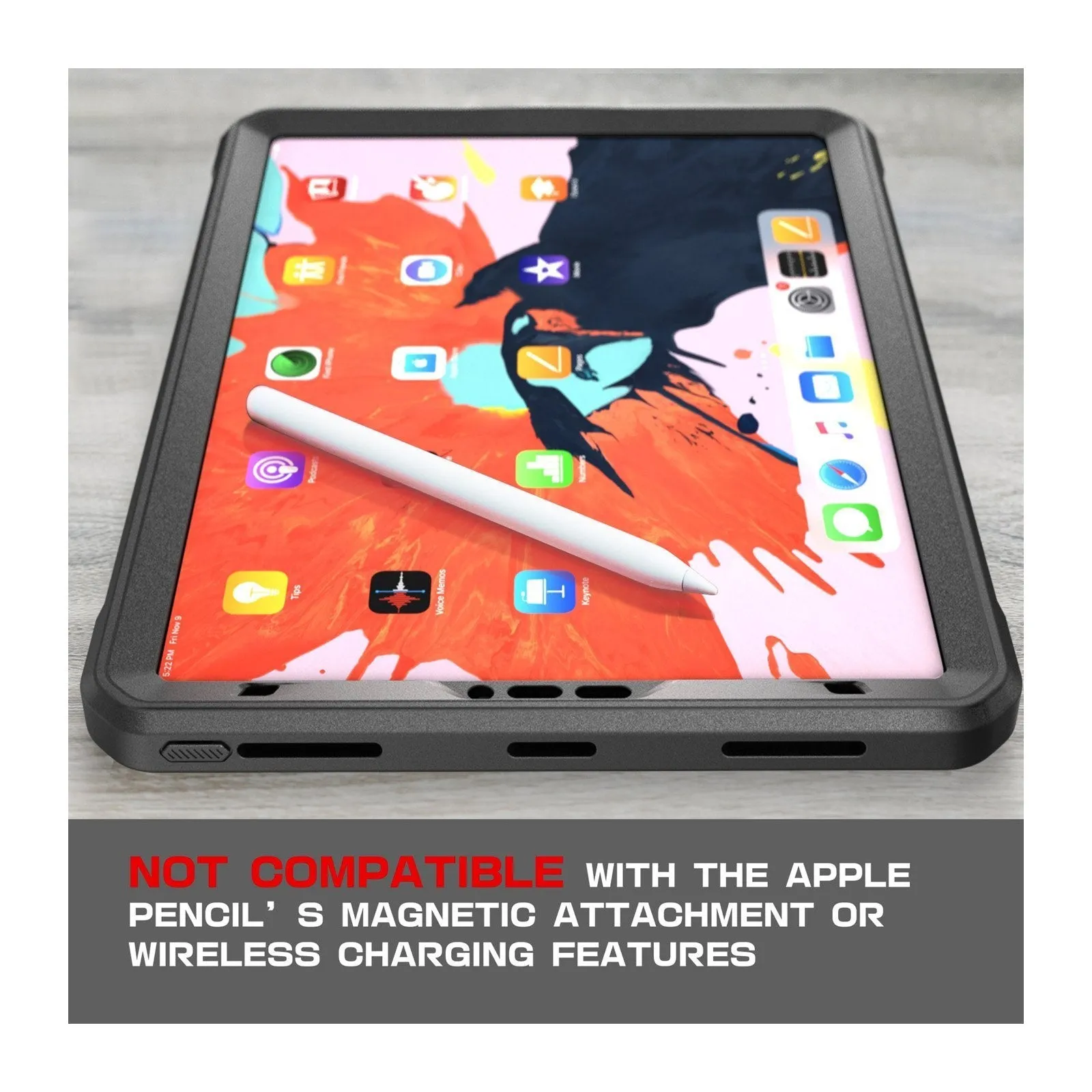 iPad Pro 11 inch 2018 Unicorn Beetle Pro Full-Body Case-Black