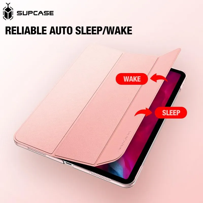 iPad Pro 12.9 inch (2020) Unicorn Beetle Royal Leather Case-Rose Gold