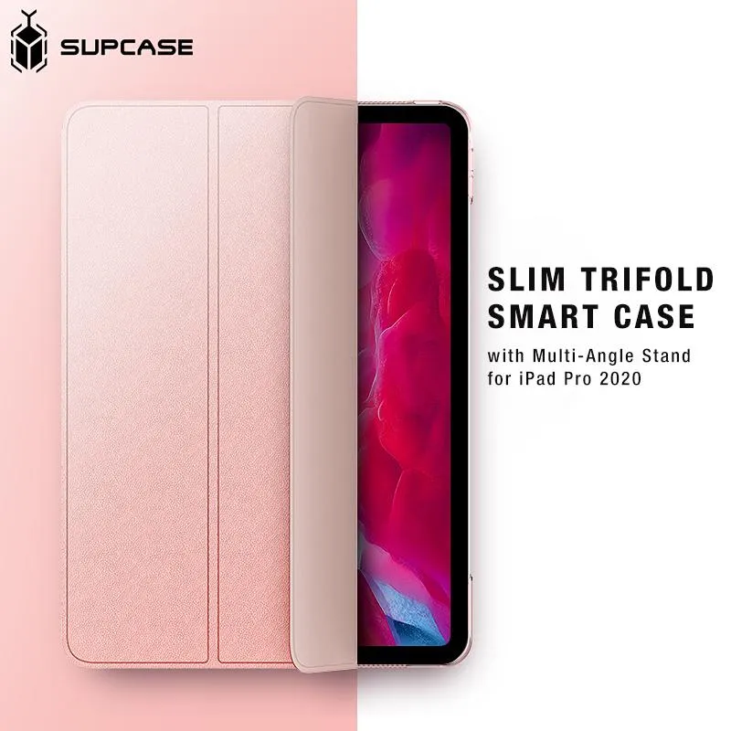 iPad Pro 12.9 inch (2020) Unicorn Beetle Royal Leather Case-Rose Gold