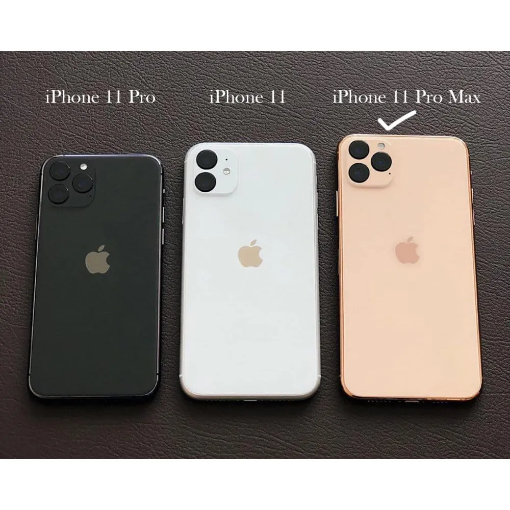 iPhone 11 Pro Max Protective Leather Cover - Brown
