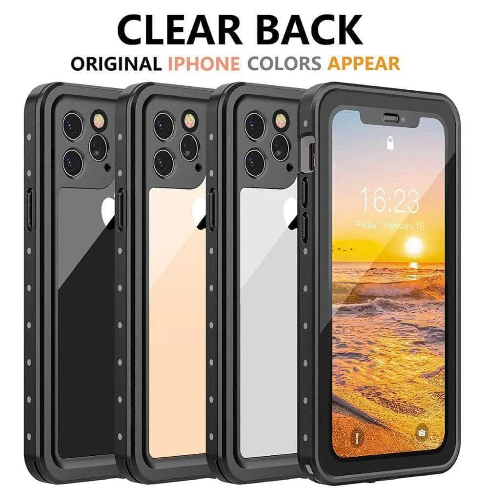 iPhone 11 Waterproof Case Full-Body Rugged Built-in Screen Protector