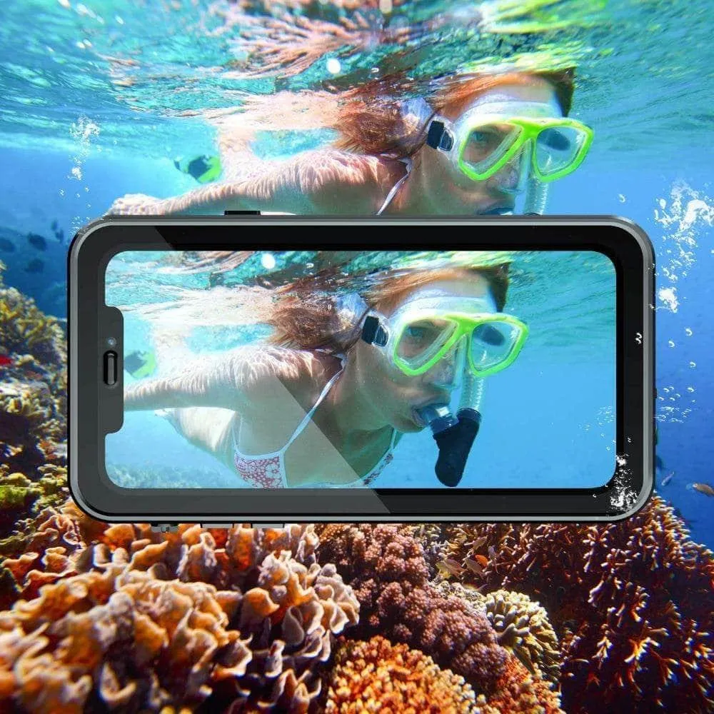 iPhone 11 Waterproof Case Full-Body Rugged Built-in Screen Protector