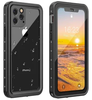 iPhone 11 Waterproof Case Full-Body Rugged Built-in Screen Protector