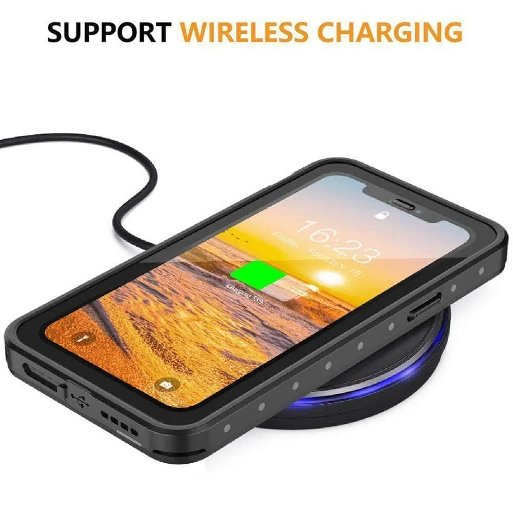 iPhone 11 Waterproof Case Full-Body Rugged Built-in Screen Protector
