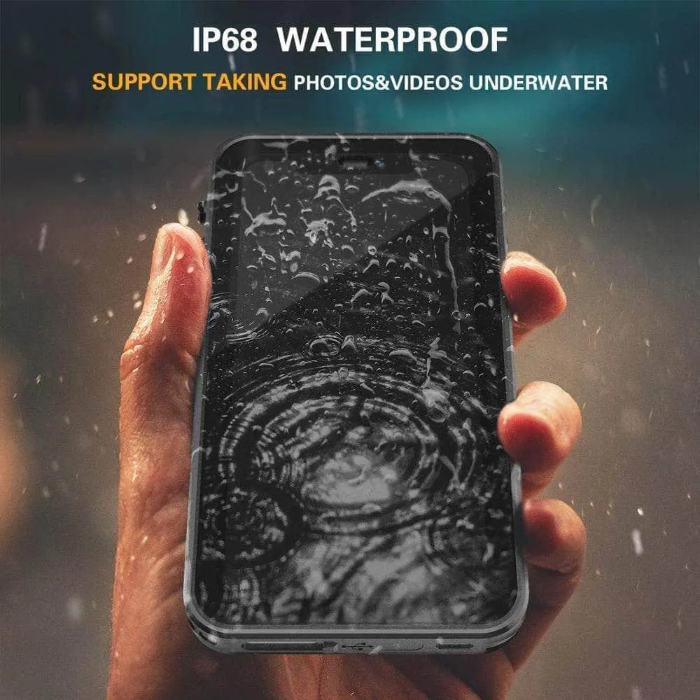 iPhone 11 Waterproof Case Full-Body Rugged Built-in Screen Protector