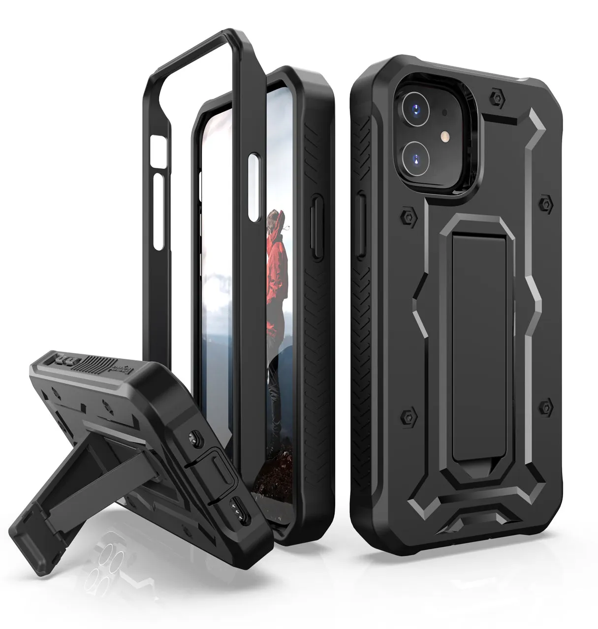 iPhone 12 Mini Rugged Case - Military Grade - 21 Feet Drop Proof