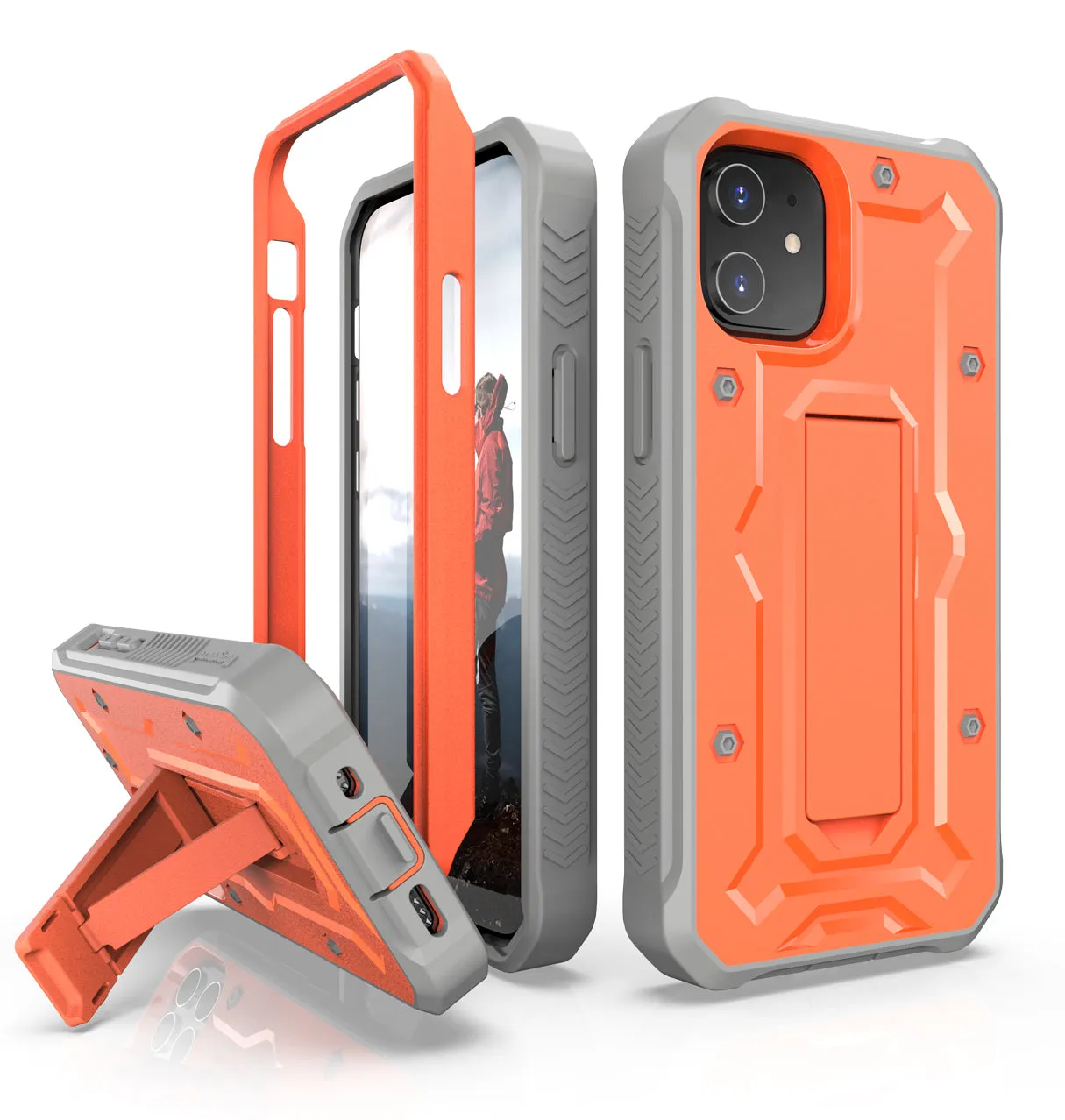 iPhone 12 Mini Rugged Case - Military Grade - 21 Feet Drop Proof
