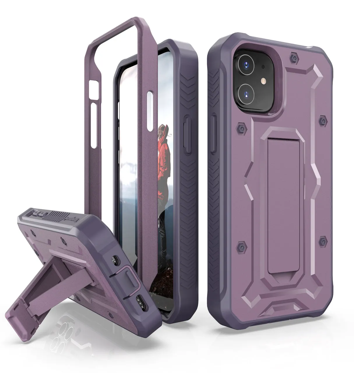 iPhone 12 Mini Rugged Case - Military Grade - 21 Feet Drop Proof
