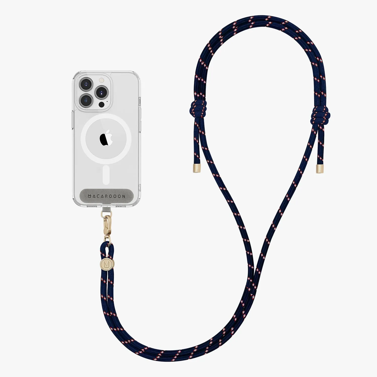 iPhone 12 Pro Max Clear Case with Crossbody Rope Strap