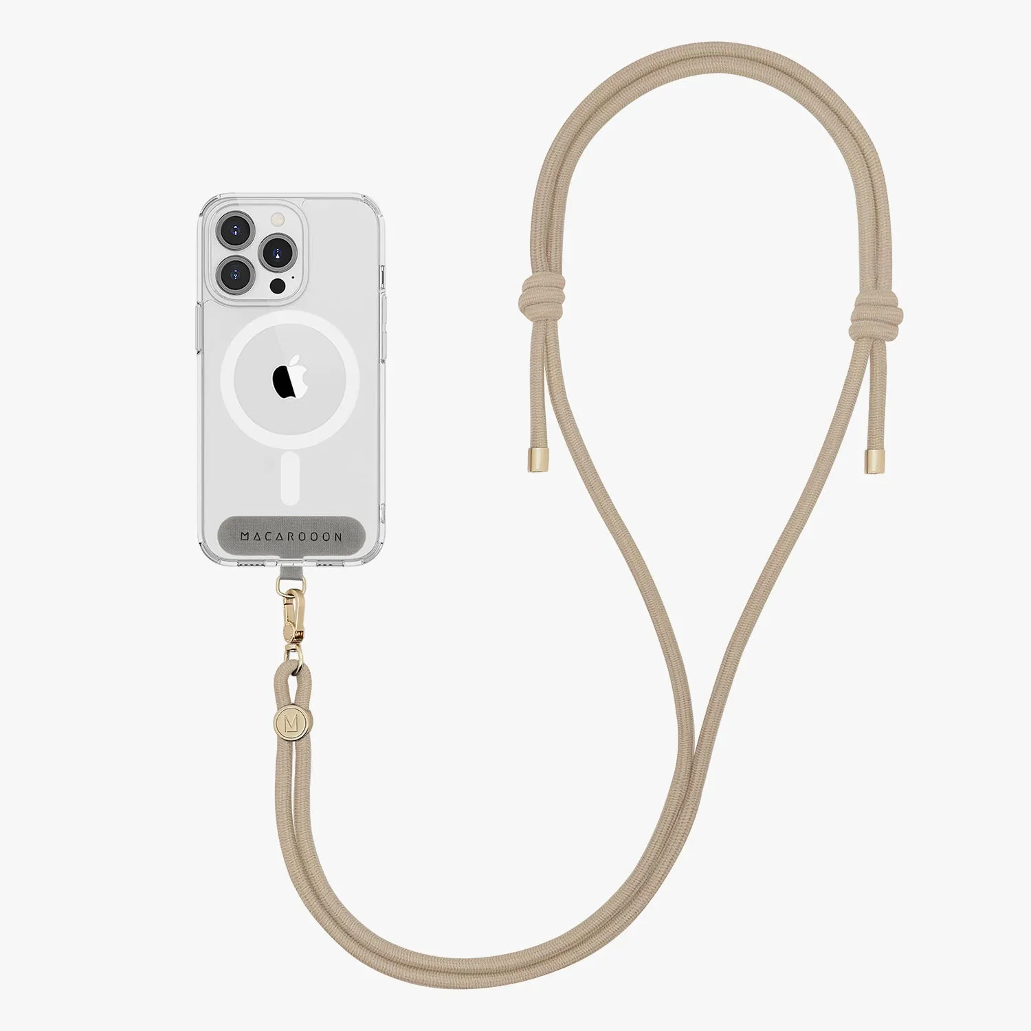 iPhone 12 Pro Max Clear Case with Crossbody Rope Strap