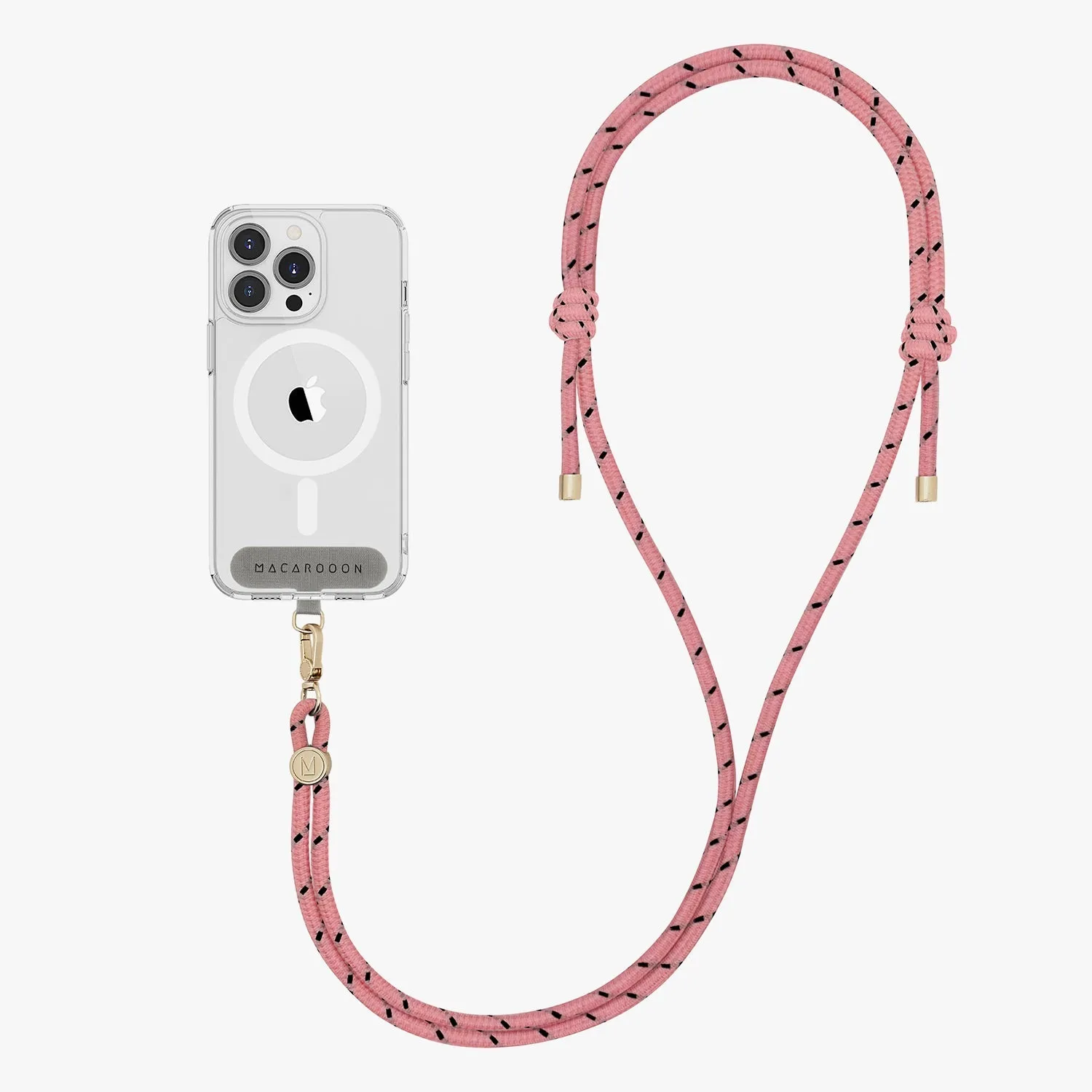 iPhone 12 Pro Max Clear Case with Crossbody Rope Strap