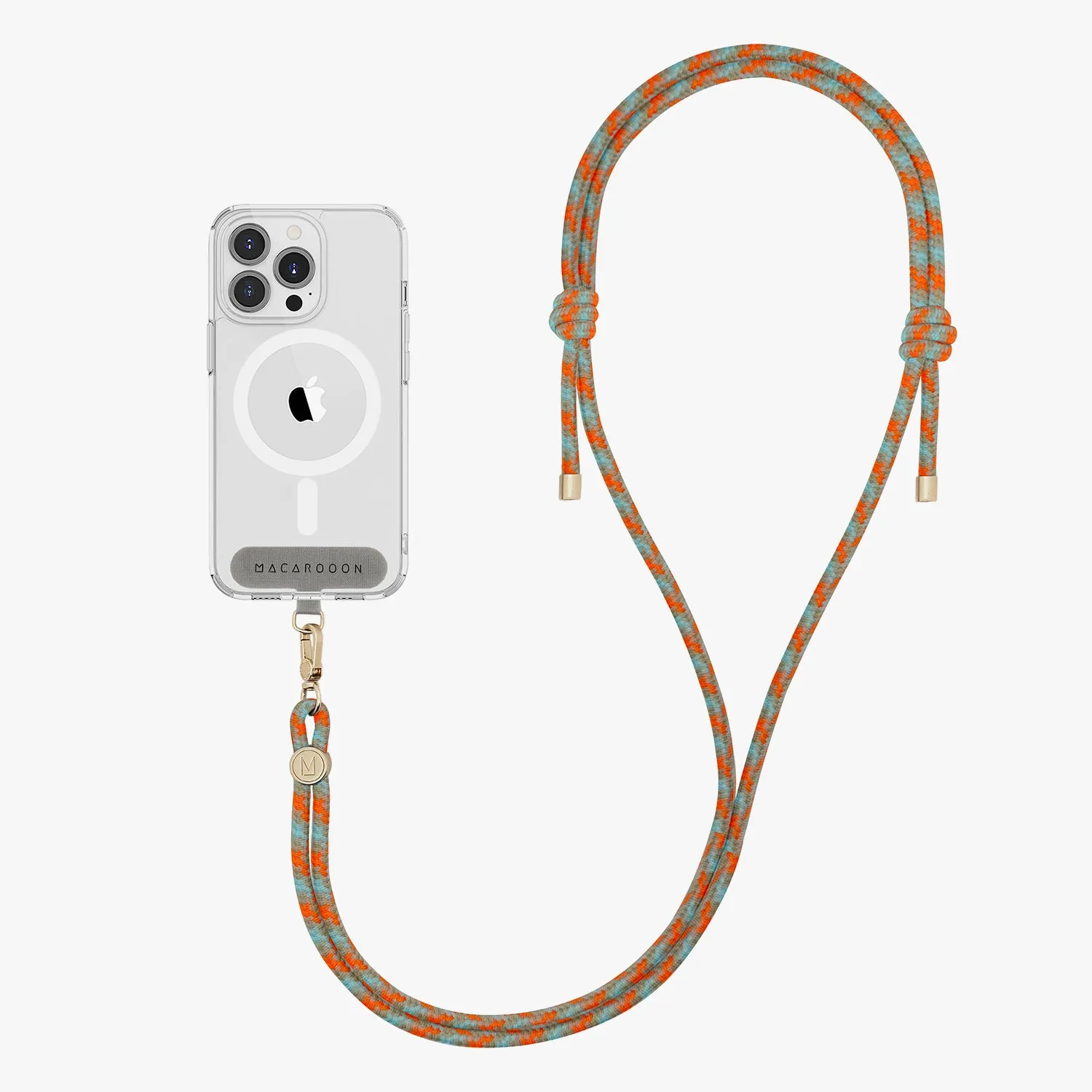 iPhone 12 Pro Max Clear Case with Crossbody Rope Strap