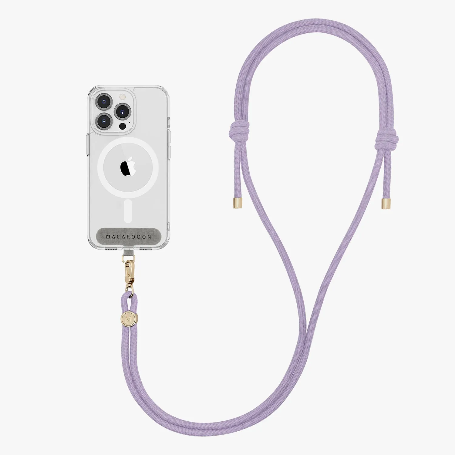 iPhone 12 Pro Max Clear Case with Crossbody Rope Strap
