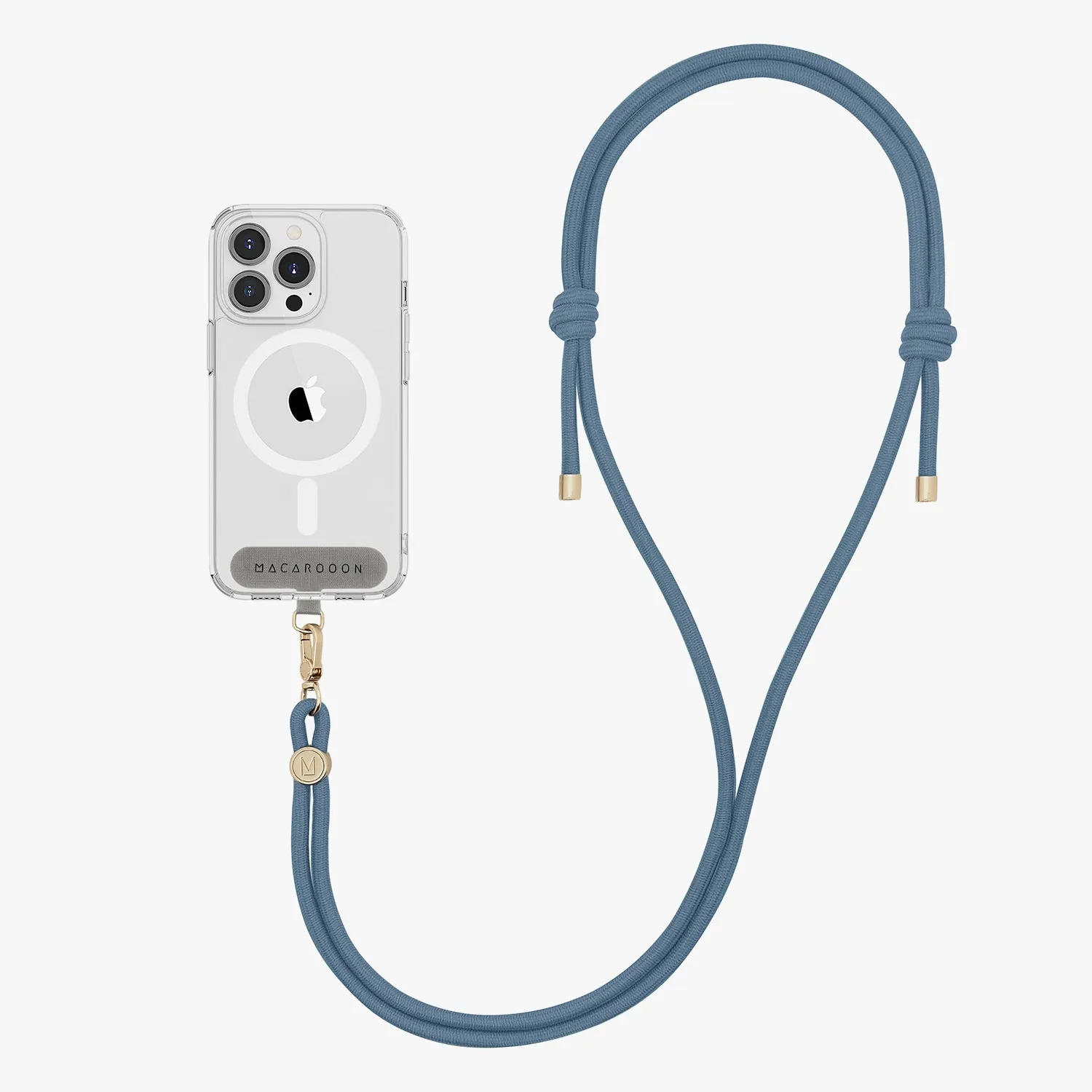 iPhone 12 Pro Max Clear Case with Crossbody Rope Strap