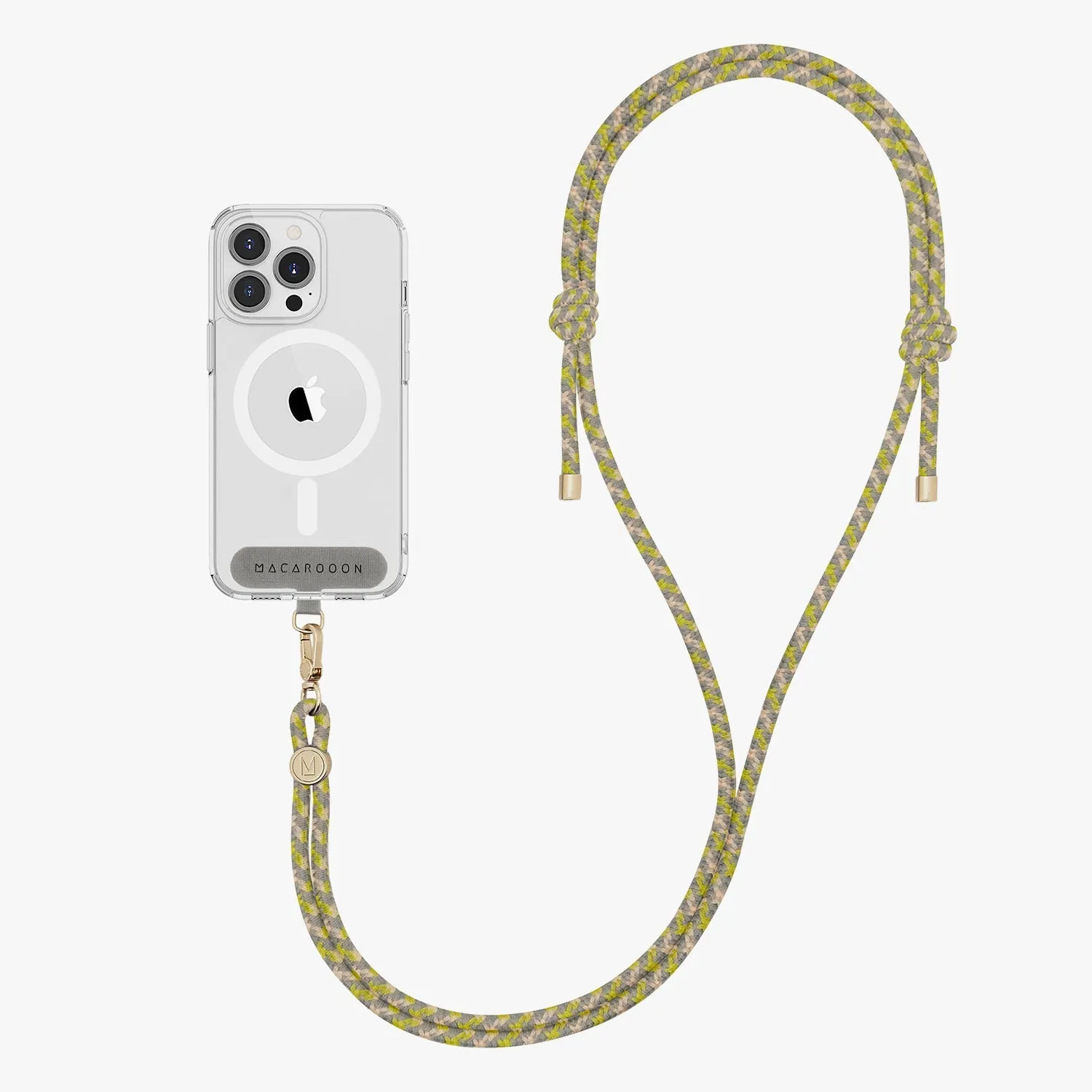 iPhone 12 Pro Max Clear Case with Crossbody Rope Strap
