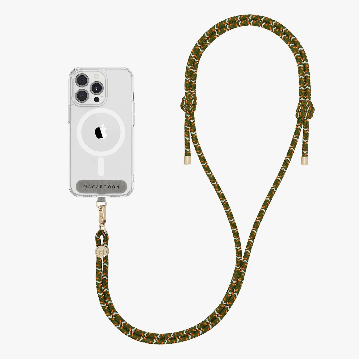 iPhone 12 Pro Max Clear Case with Crossbody Rope Strap