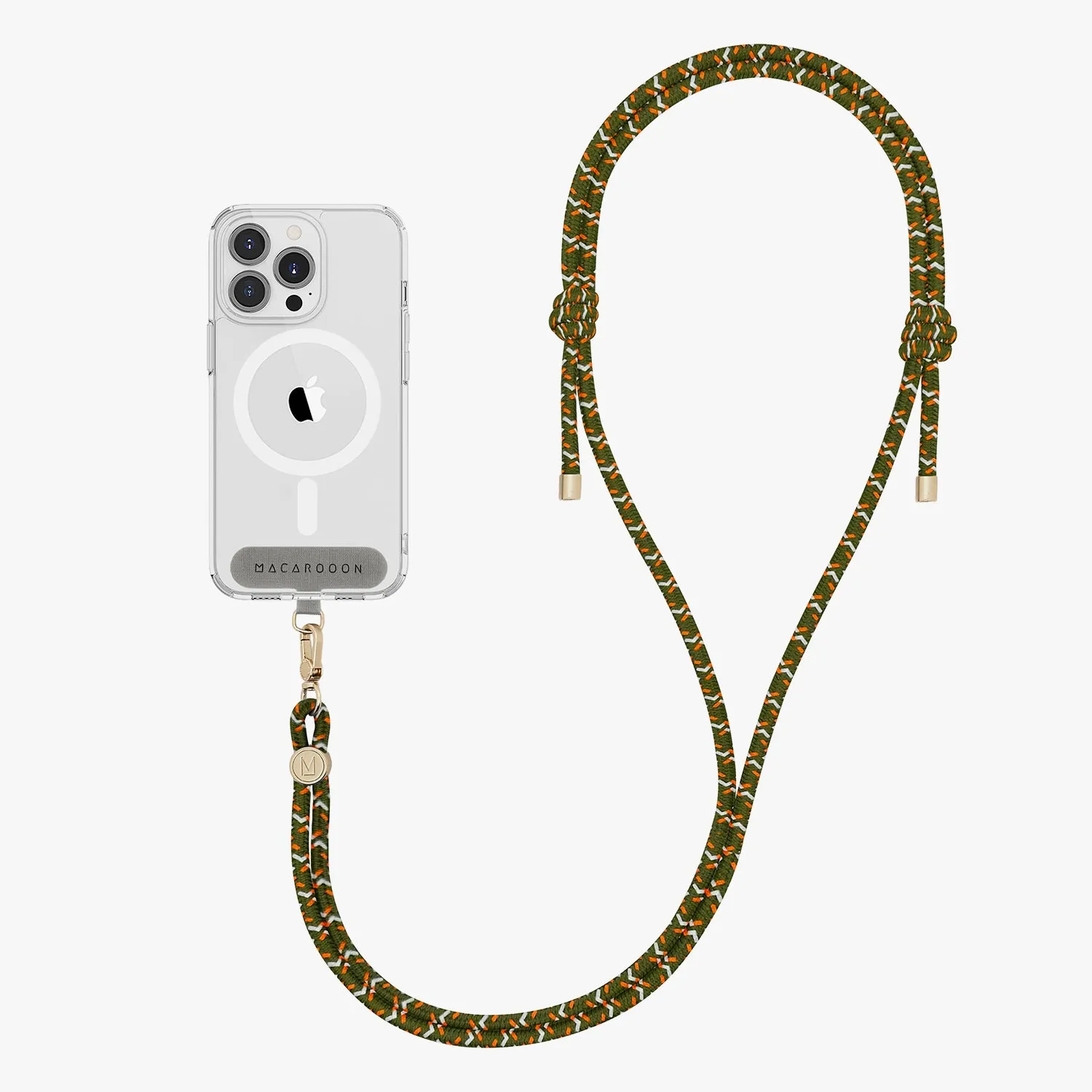 iPhone 12 Pro Max Clear Case with Crossbody Rope Strap