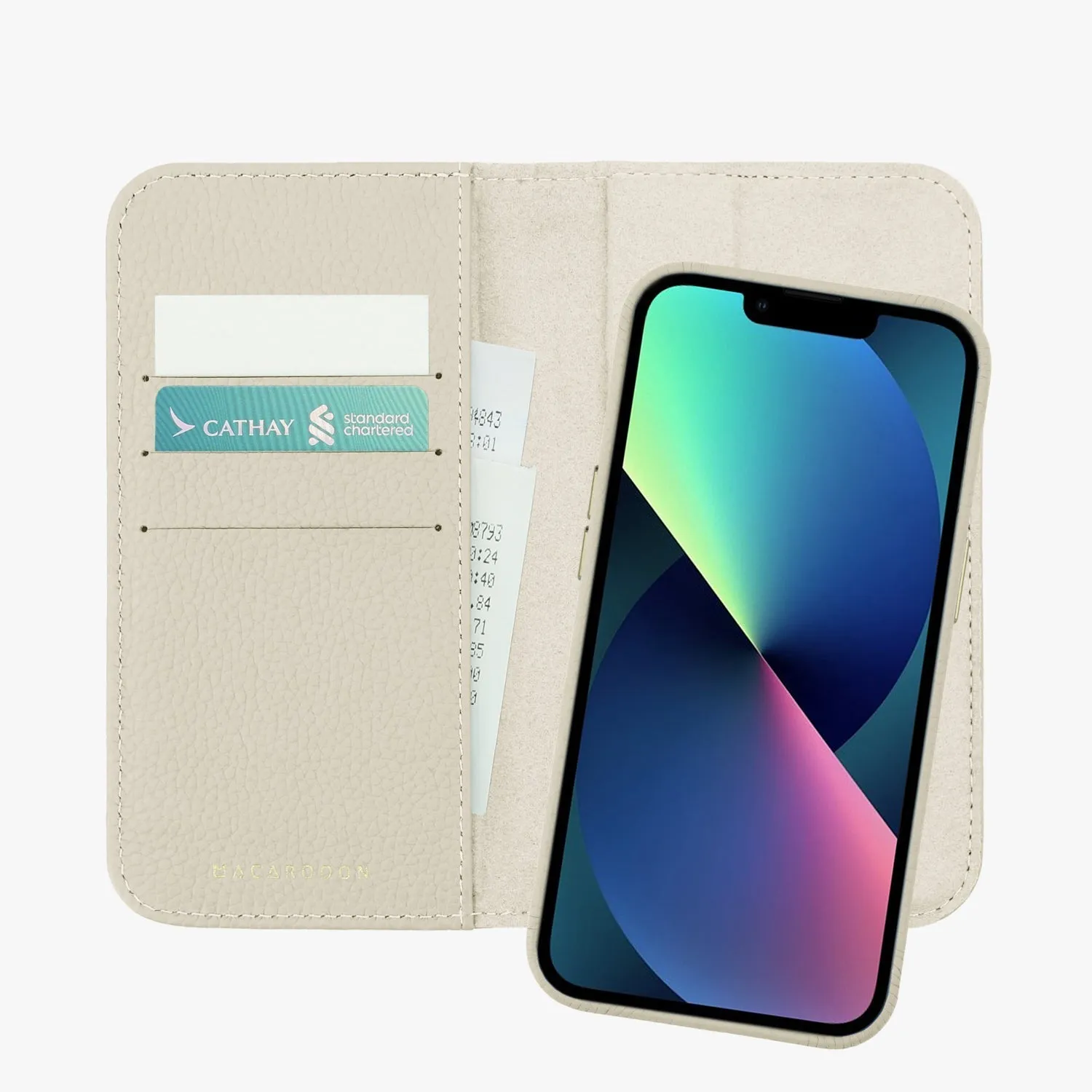 iPhone 12/12 Pro MagSafe Leather Flip Cover with Leather Case