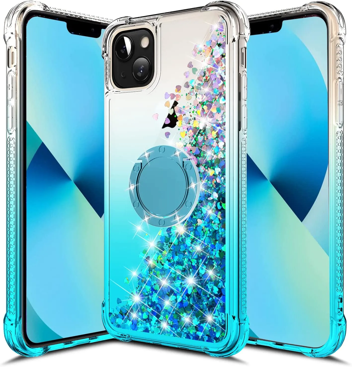iPhone 13 Bling Moving Liquid Floating Sparkle Case