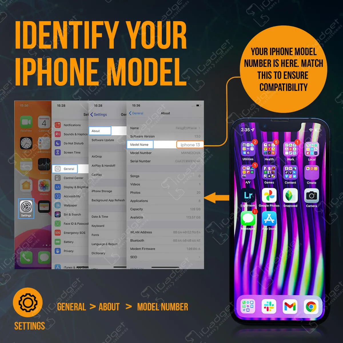 iPhone 13 Mini Glass Screen Protector 3D Gummed Privacy Tint | Full Coverage