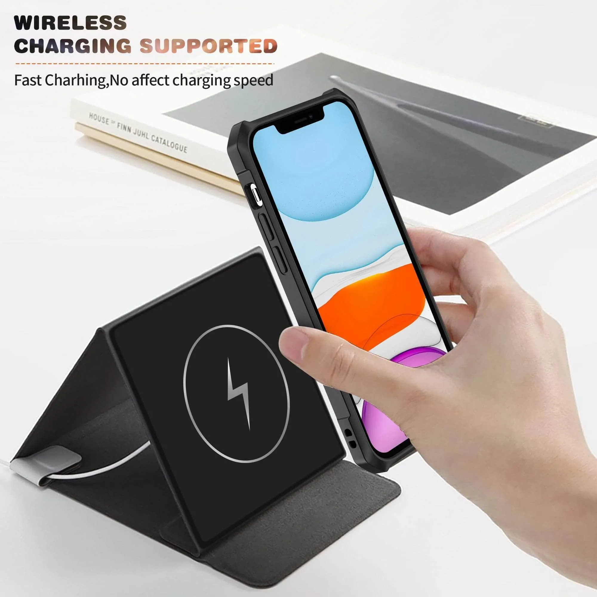 iPhone 13 Pro Max Airbag Carbon Fiber Shockproof Case