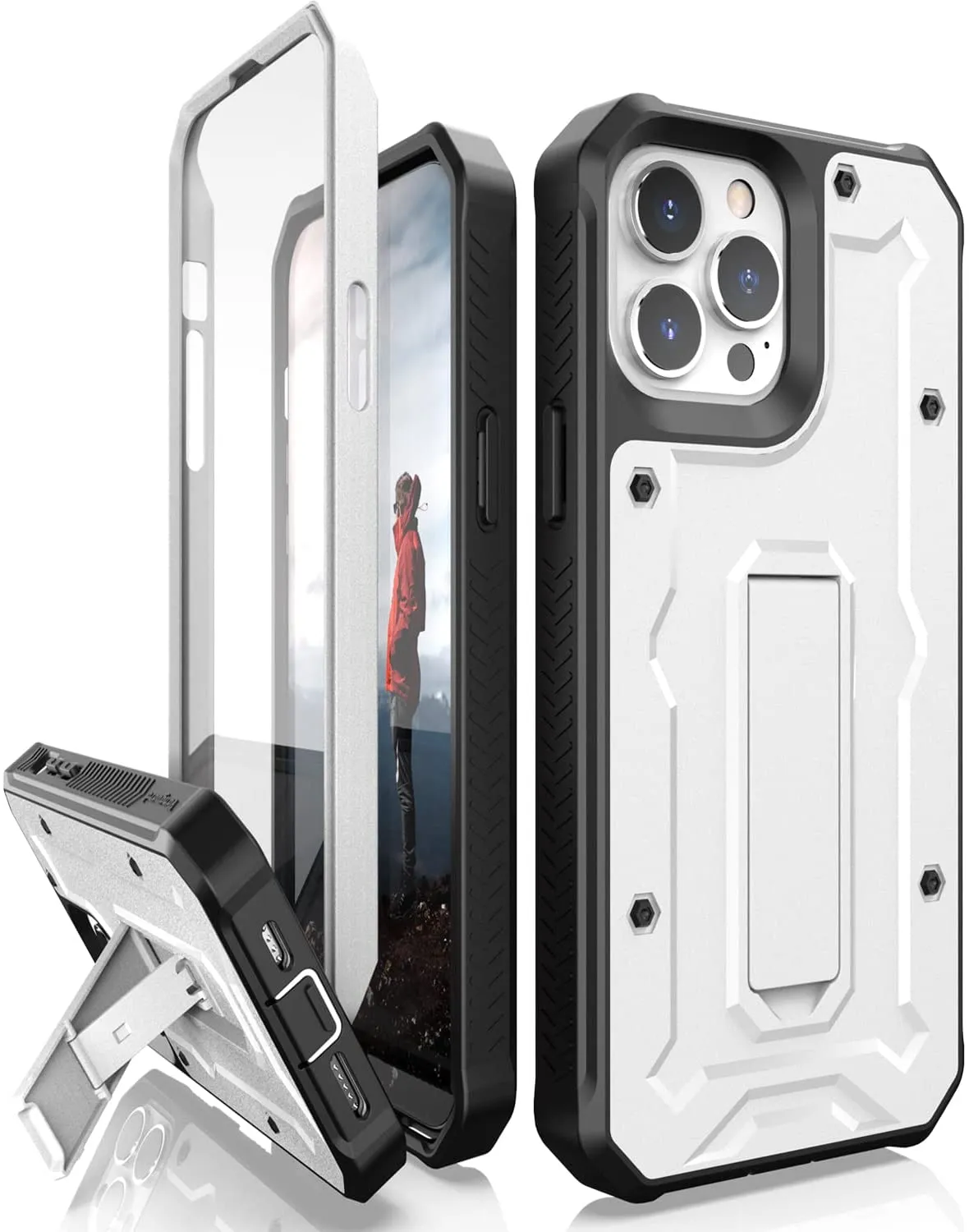 iPhone 13 Pro Max Rugged Case - Military Grade - 21 Feet Drop Proof