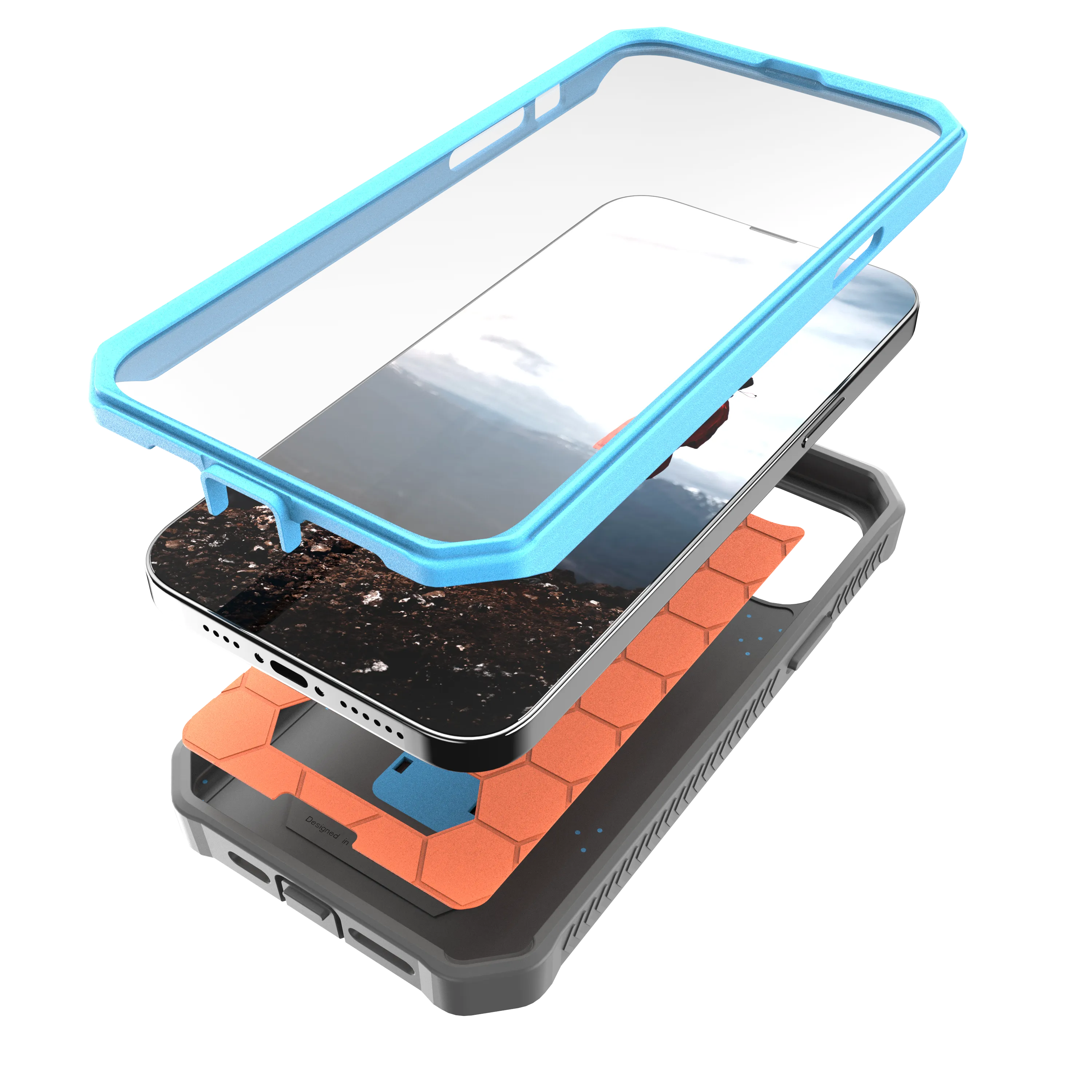 iPhone 13 Pro Max Rugged Case - Military Grade - 21 Feet Drop Proof