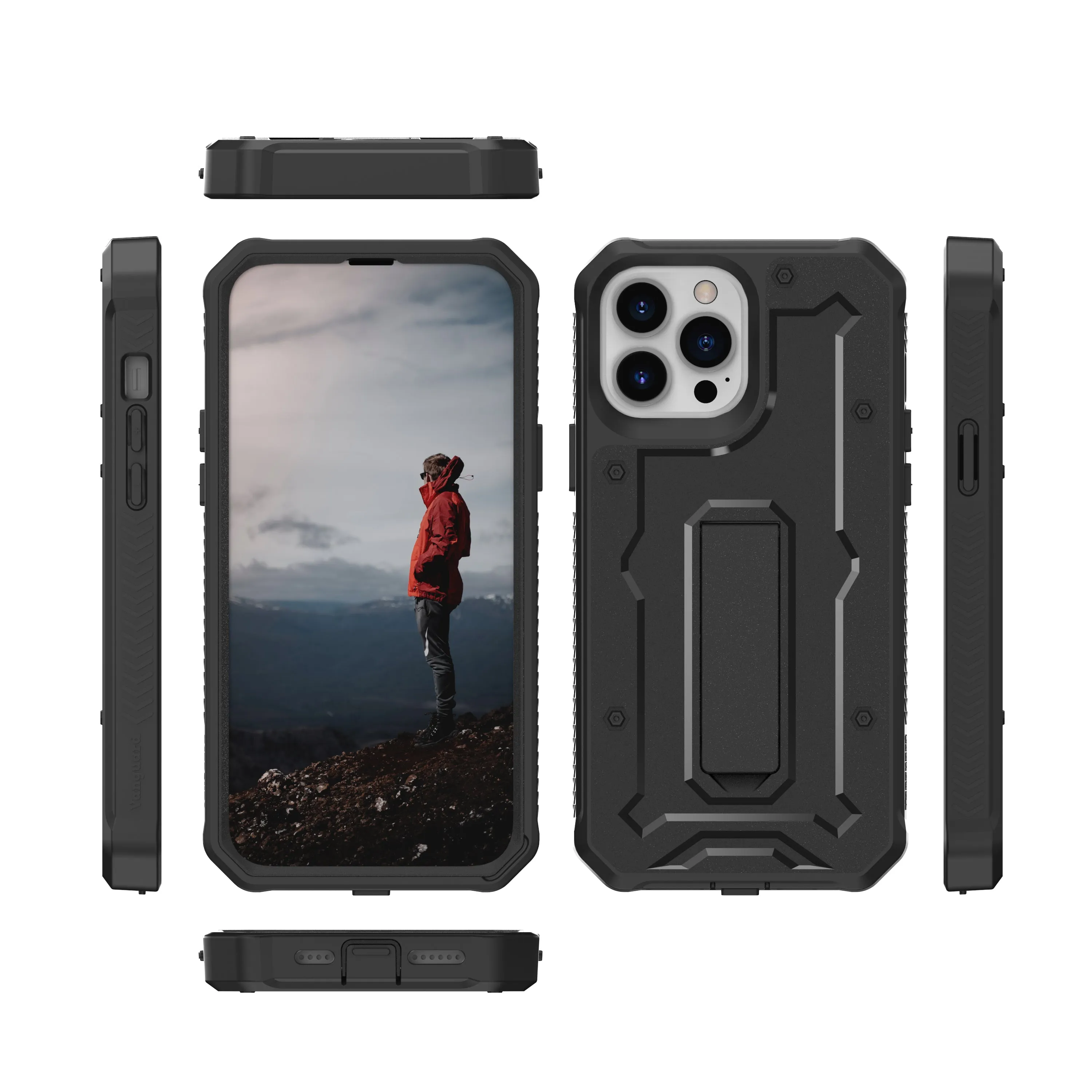 iPhone 13 Pro Max Rugged Case - Military Grade - 21 Feet Drop Proof