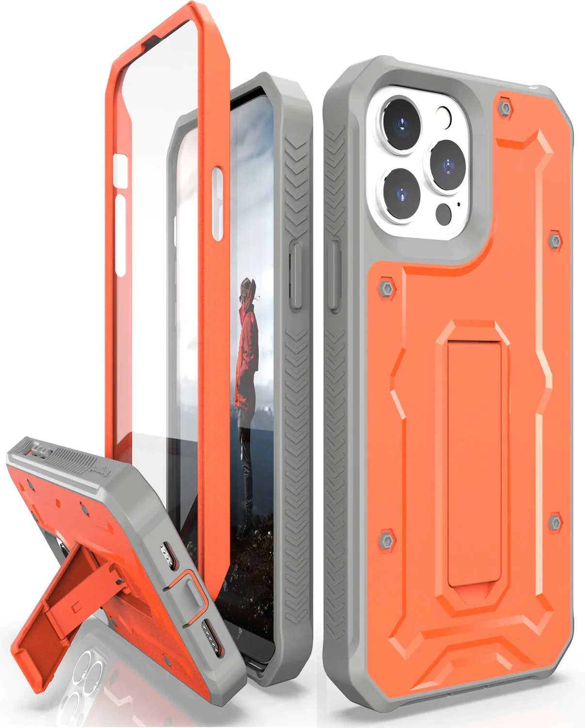 iPhone 13 Pro Max Rugged Case - Military Grade - 21 Feet Drop Proof