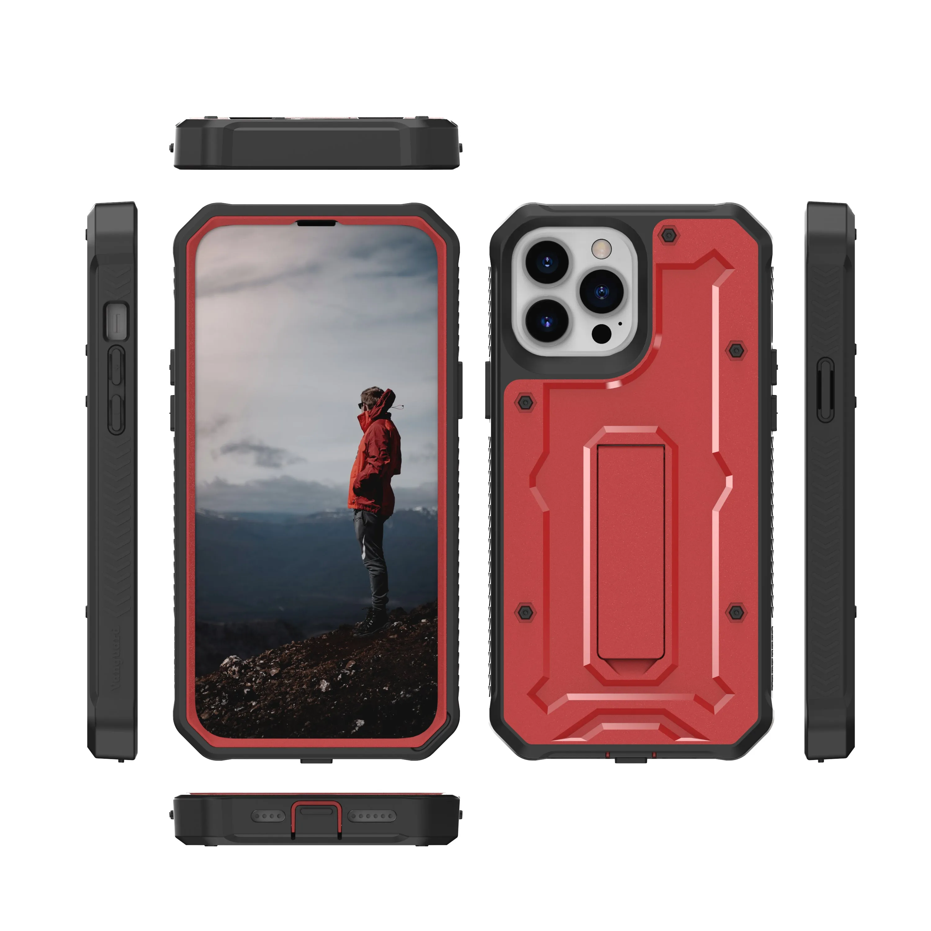iPhone 13 Pro Max Rugged Case - Military Grade - 21 Feet Drop Proof