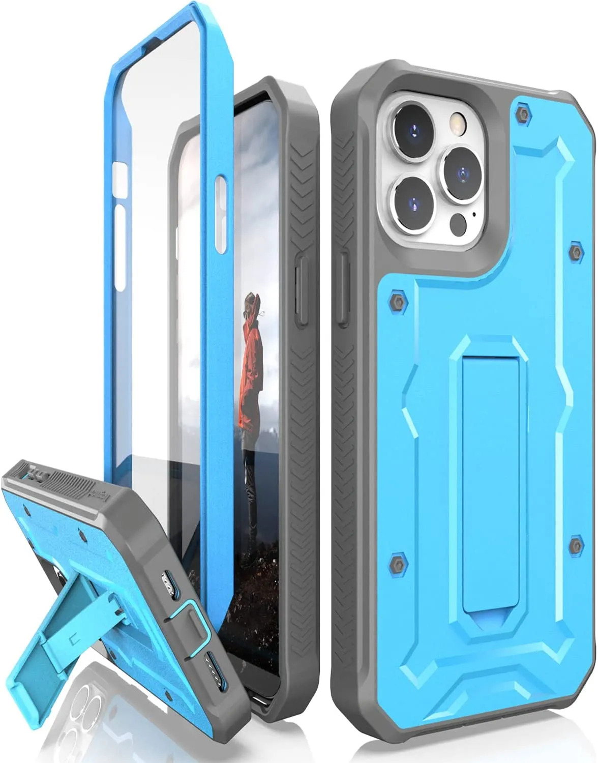 iPhone 13 Pro Max Rugged Case - Military Grade - 21 Feet Drop Proof
