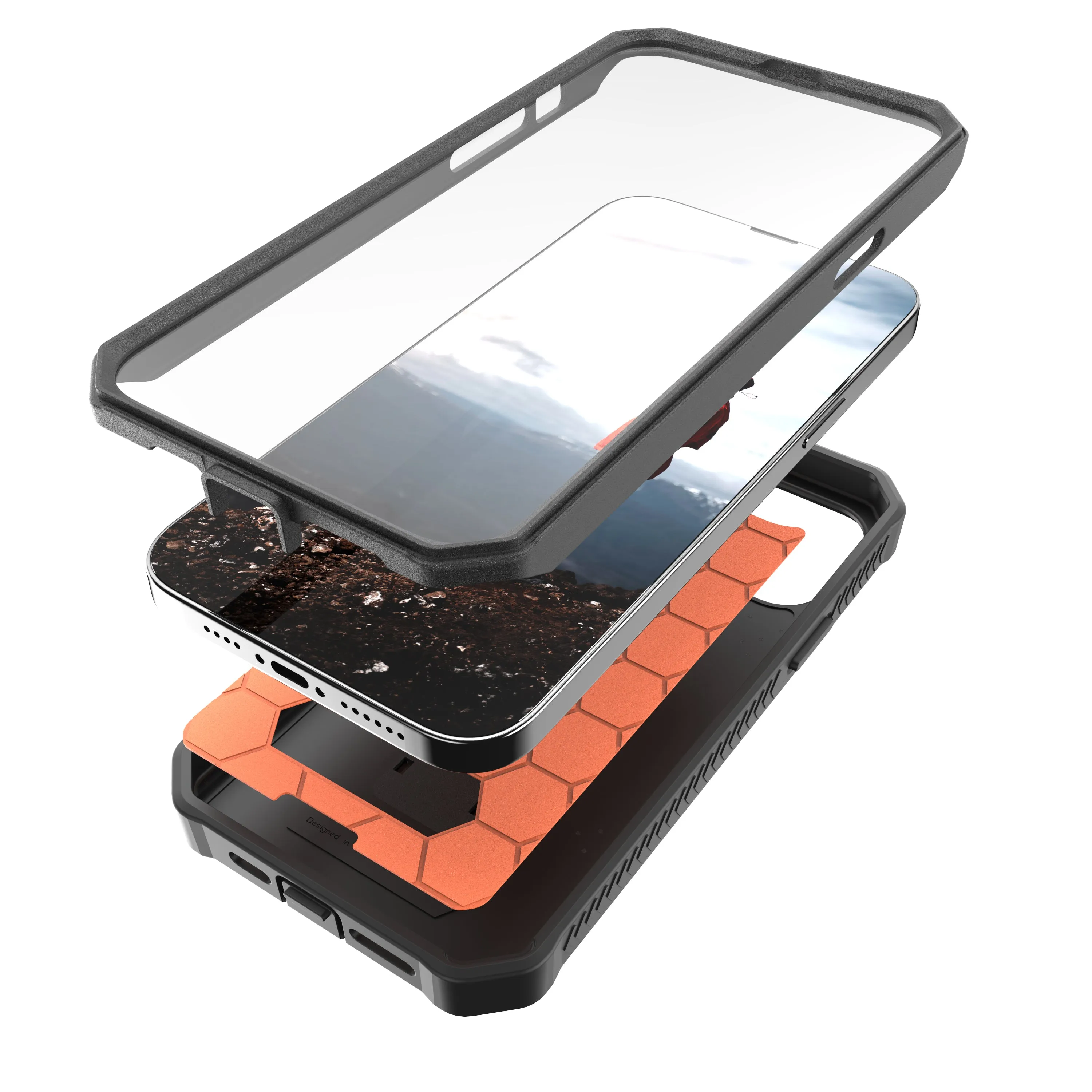 iPhone 13 Pro Max Rugged Case - Military Grade - 21 Feet Drop Proof