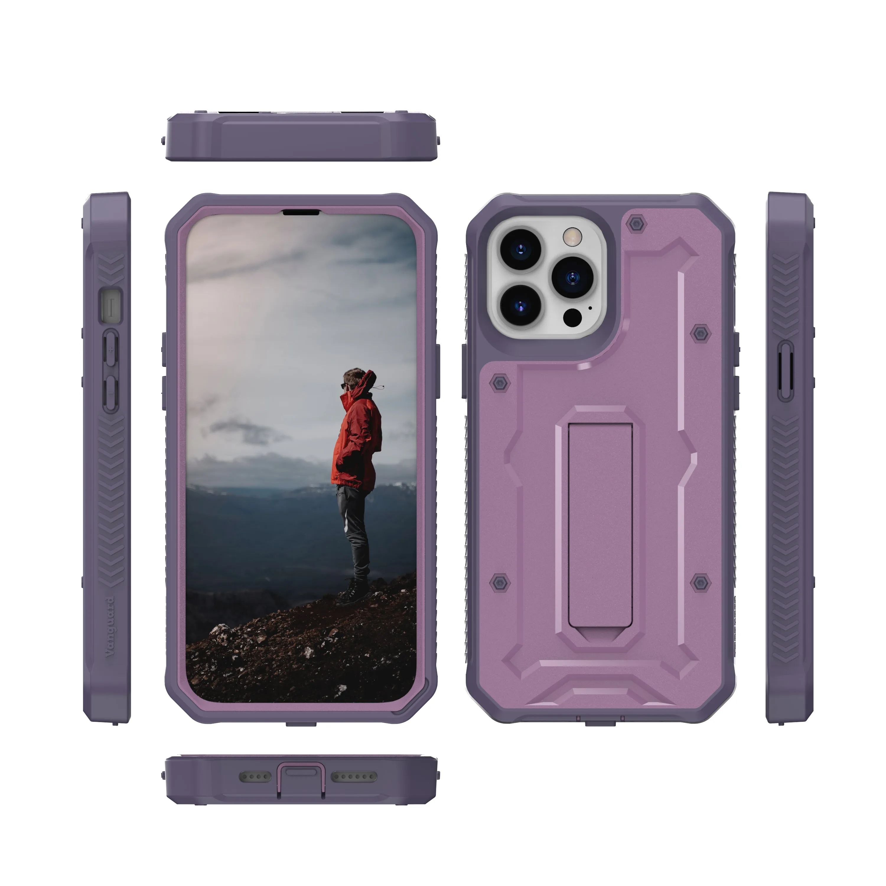 iPhone 13 Pro Max Rugged Case - Military Grade - 21 Feet Drop Proof