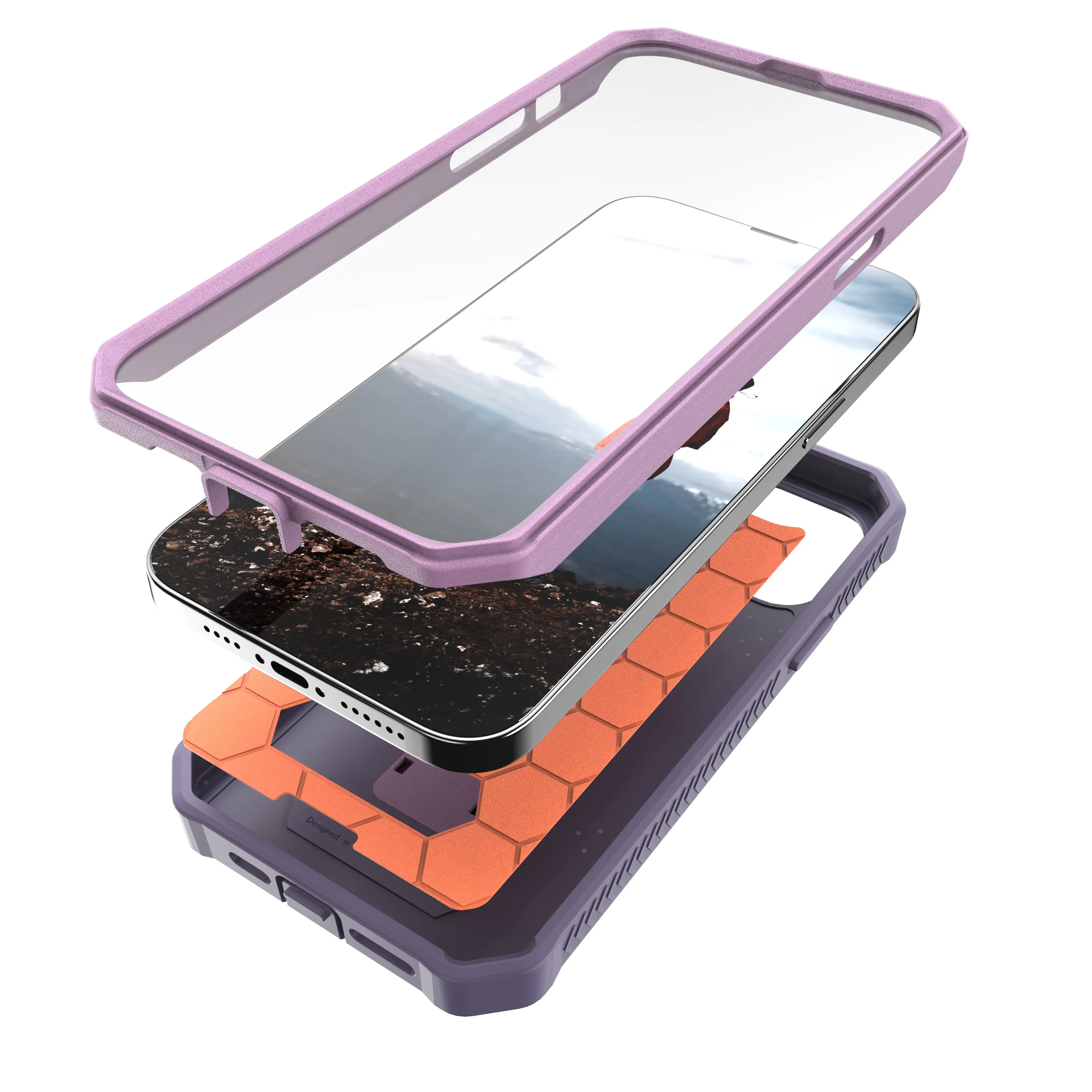 iPhone 13 Pro Max Rugged Case - Military Grade - 21 Feet Drop Proof