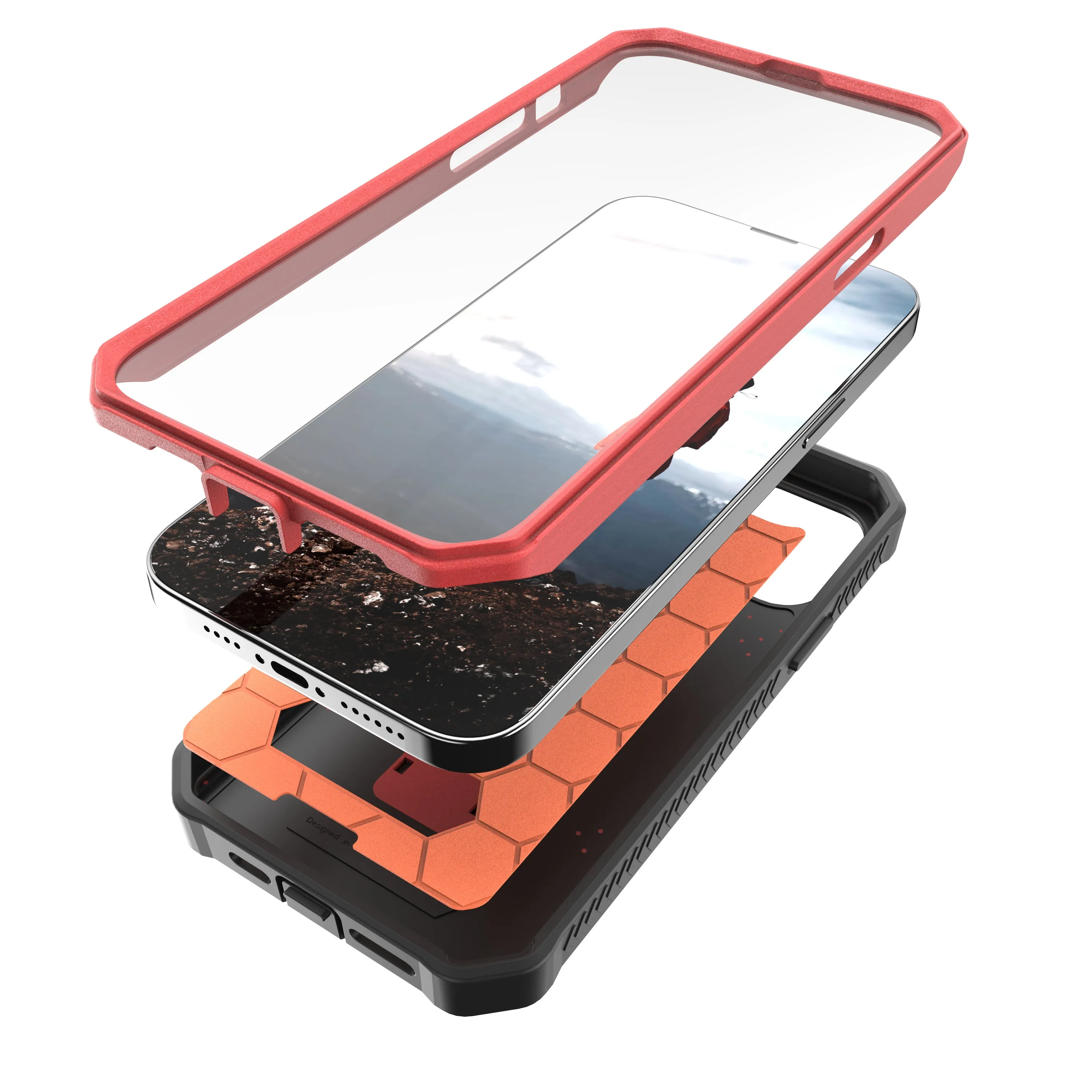 iPhone 13 Pro Max Rugged Case - Military Grade - 21 Feet Drop Proof