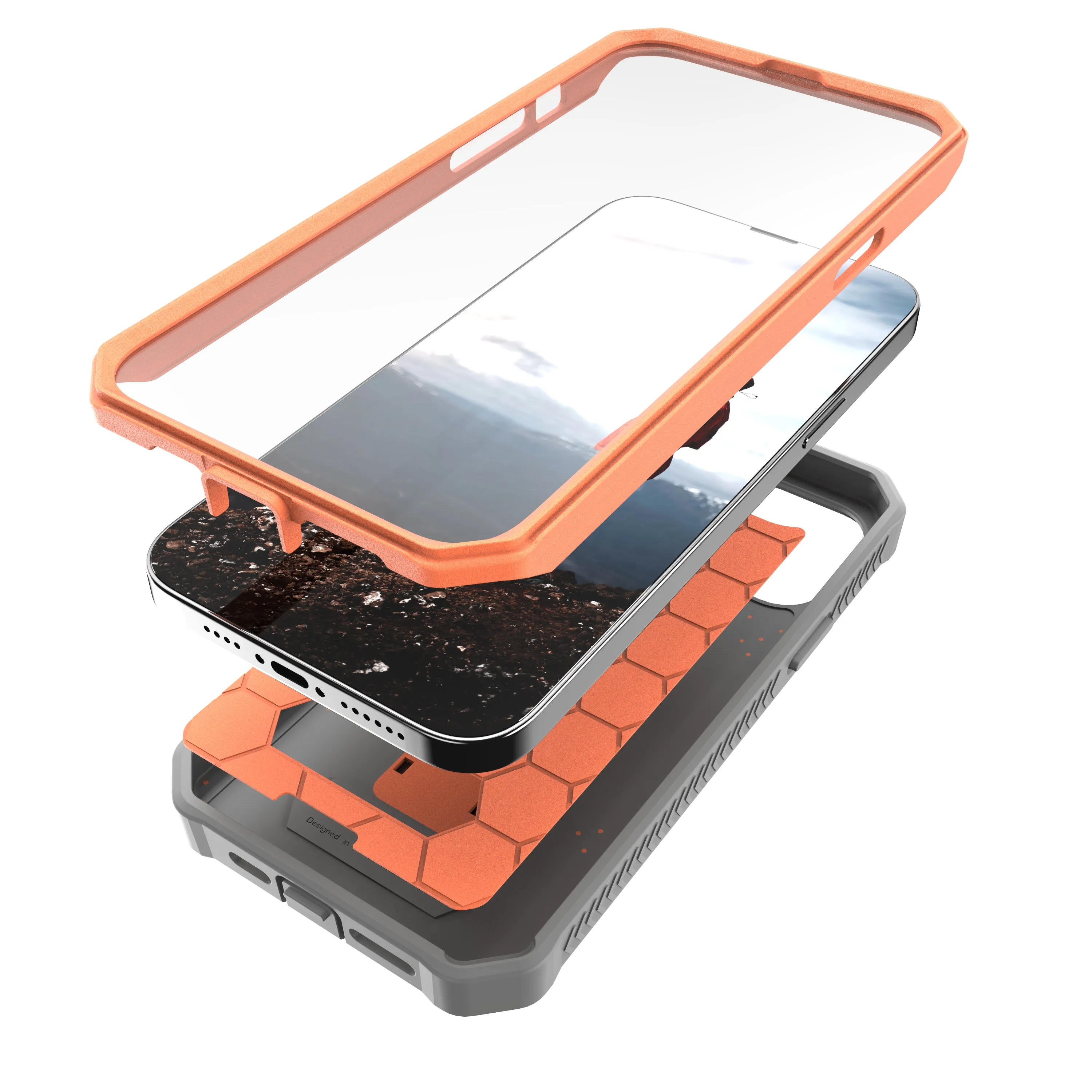 iPhone 13 Pro Max Rugged Case - Military Grade - 21 Feet Drop Proof