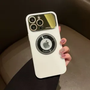 iPhone 13 Series Frosted Magnetic Suction Window Case