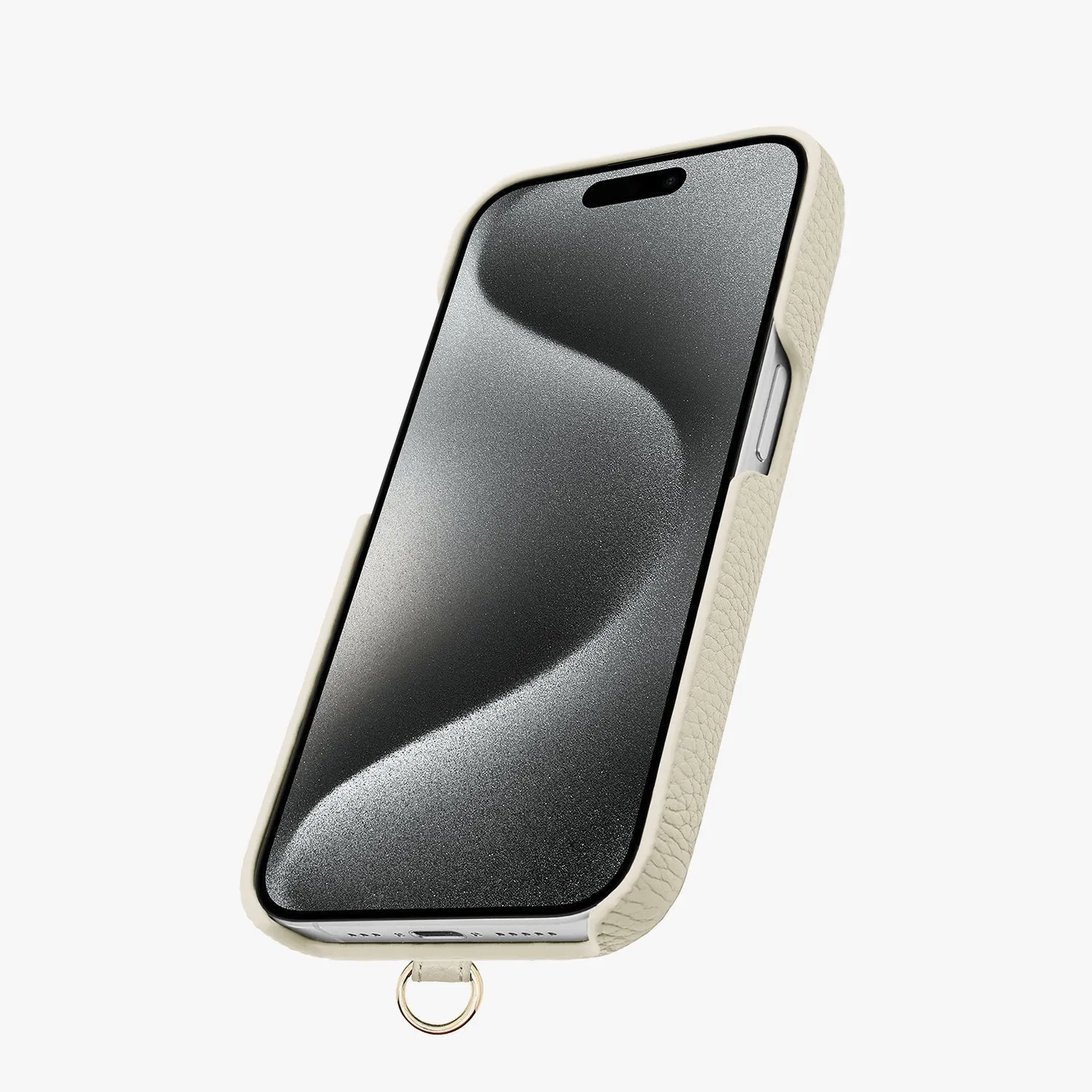 iPhone 14 Leather Sling Card Case