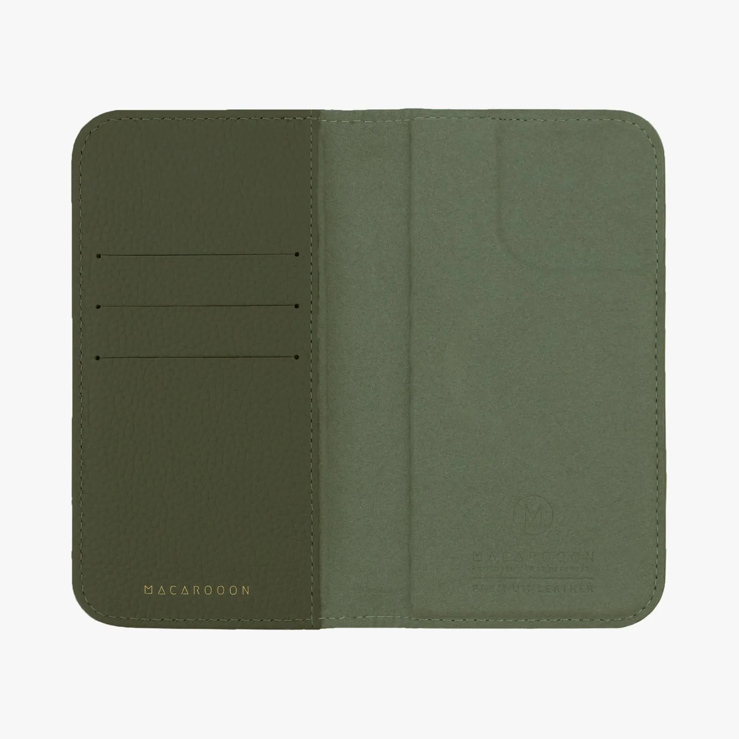 iPhone 14 MagSafe Leather Flip Cover with Leather Case