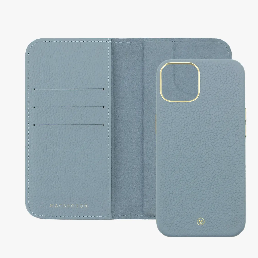 iPhone 14 MagSafe Leather Flip Cover with Leather Case