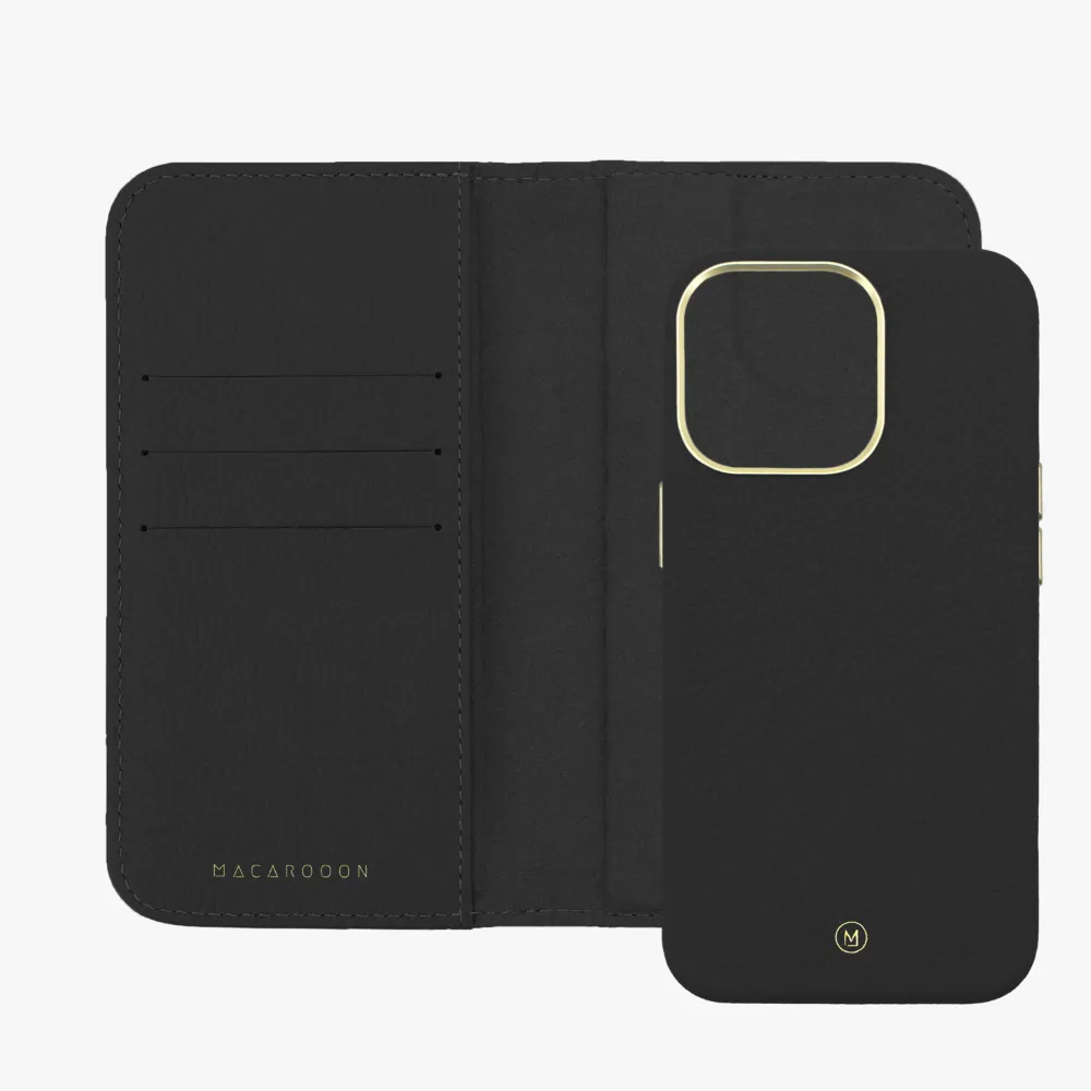iPhone 14 MagSafe Leather Flip Cover with Leather Case