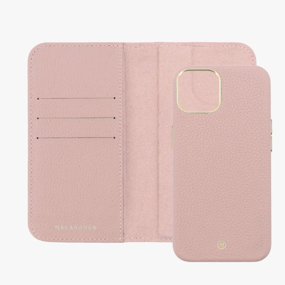 iPhone 14 MagSafe Leather Flip Cover with Leather Case