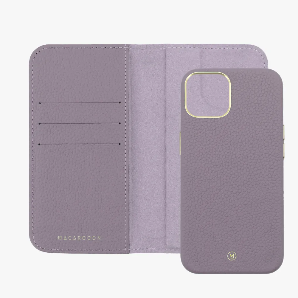 iPhone 14 MagSafe Leather Flip Cover with Leather Case