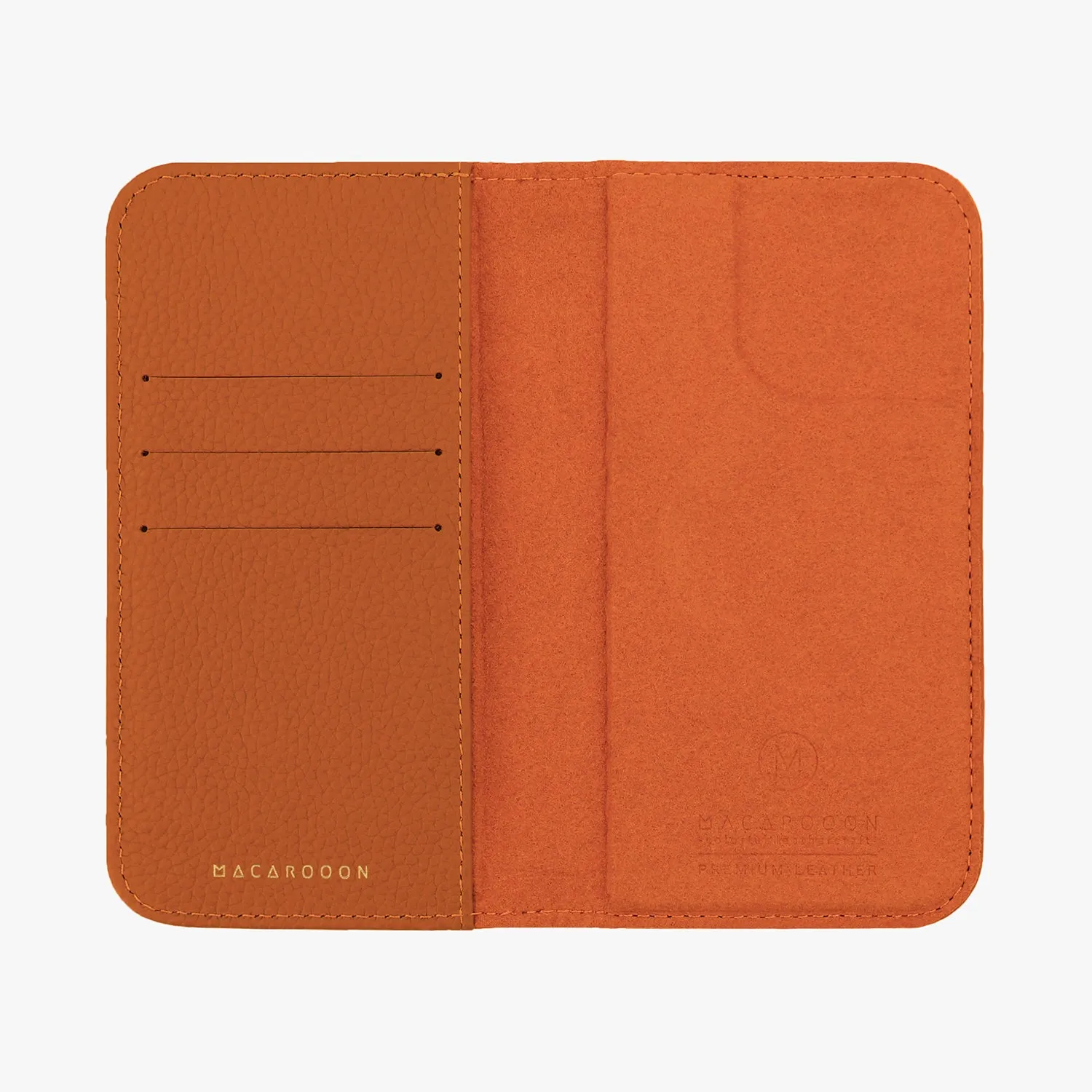 iPhone 14 MagSafe Leather Flip Cover with Leather Case
