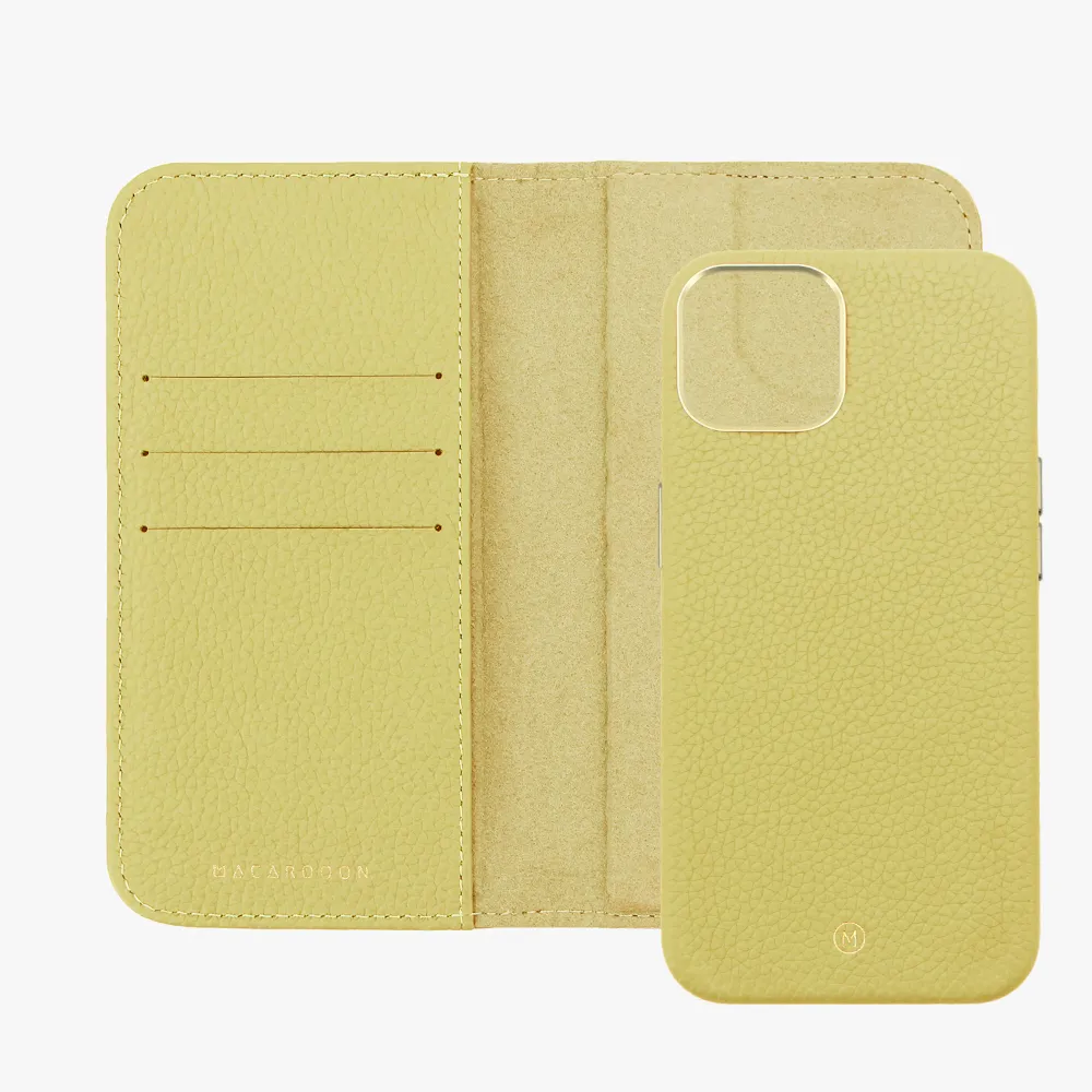 iPhone 14 MagSafe Leather Flip Cover with Leather Case