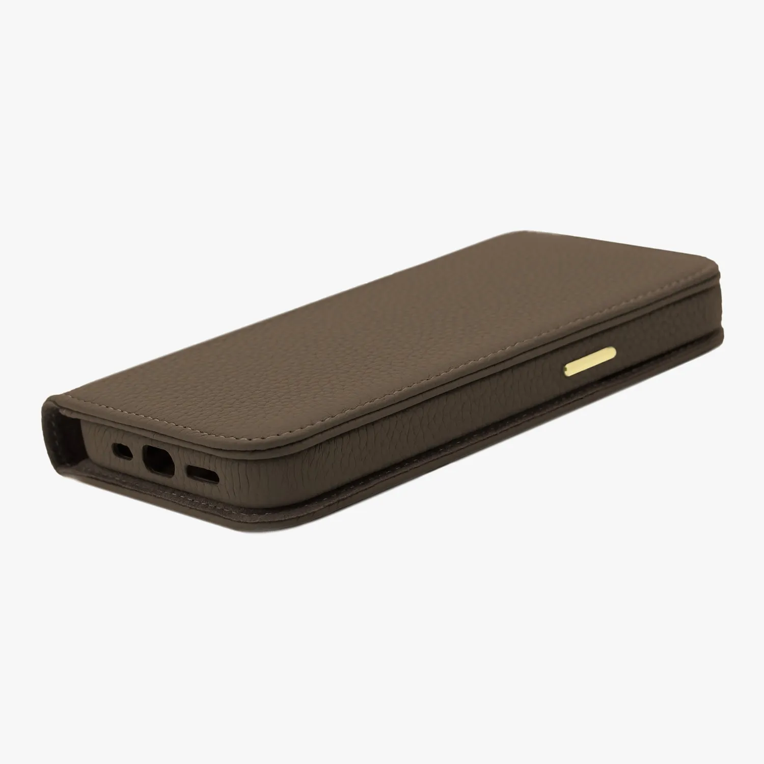 iPhone 14 MagSafe Leather Flip Cover with Leather Case